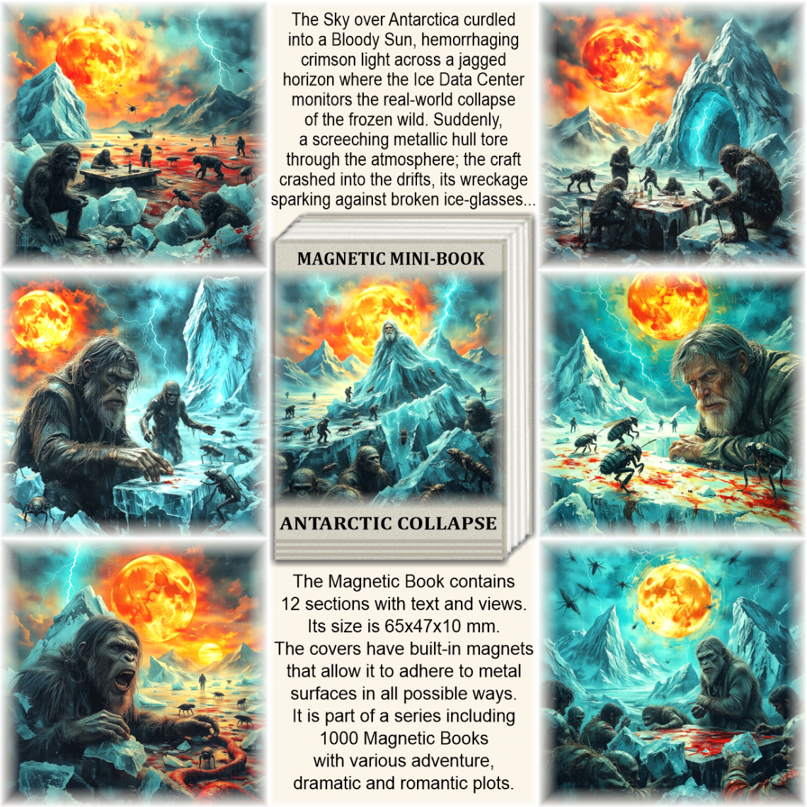 Antarctic Collapse, Magnetic Mini-Book Antarctic Collapse, Magnetic Mini-Book