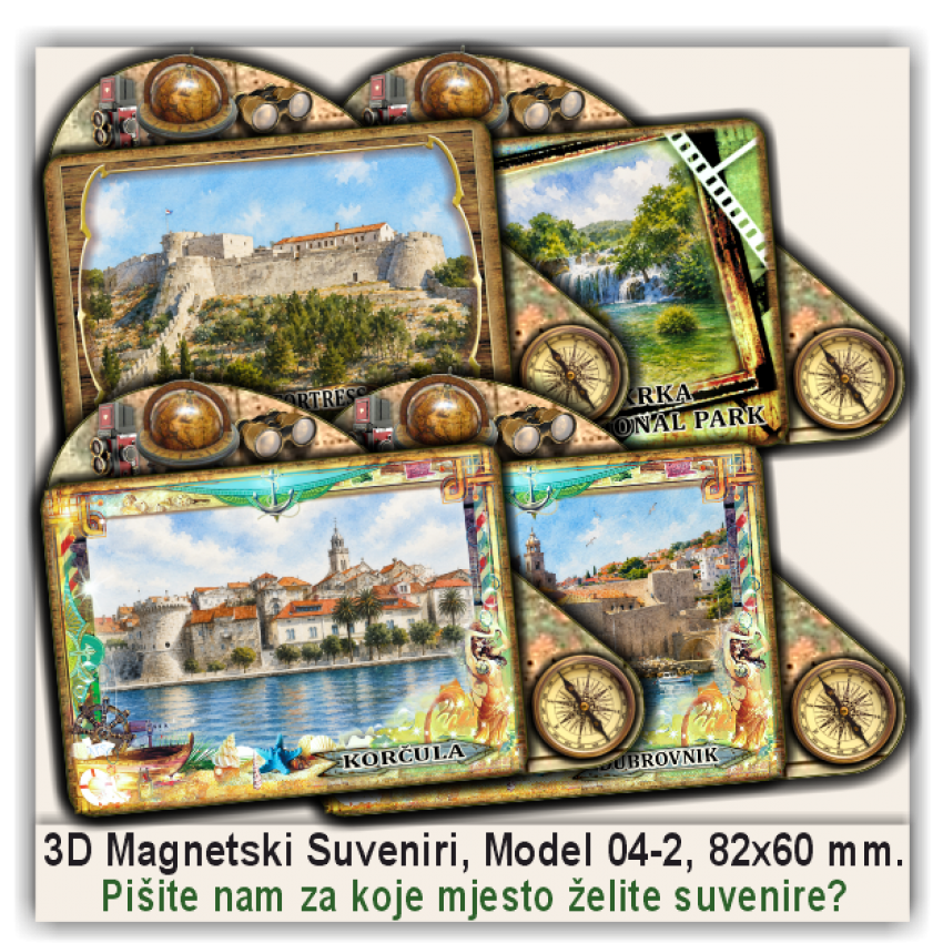 Baška, Promocijski Suveniri i Magneti