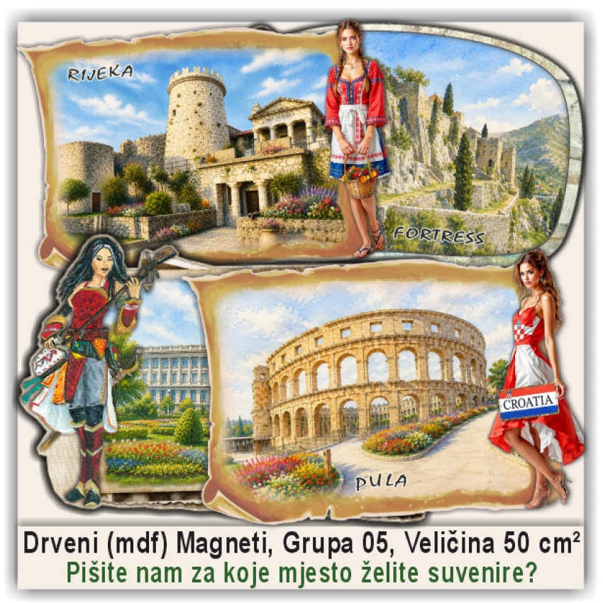 Baška, Promocijski Suveniri i Magneti
