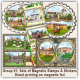 Luton Sets of Magnetic Stamps, Stickers & Bookmarks 01 Luton Sets of Magnetic Stamps, Stickers & Bookmarks 01