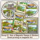 Buttermere Sets of Magnetic Stamps, Stickers & Bookmarks 01 Buttermere Sets of Magnetic Stamps, Stickers & Bookmarks 01
