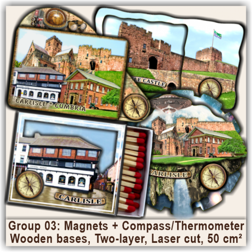 Carlisle 3D Magnets, Compasses, Thermometers 03 Carlisle 3D Magnets, Compasses, Thermometers 03