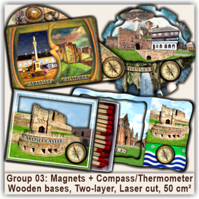 Carlisle 3D Magnets, Compasses, Thermometers 03 Carlisle 3D Magnets, Compasses, Thermometers 03
