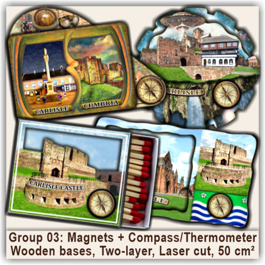 Carlisle 3D Magnets, Compasses, Thermometers 03 Carlisle 3D Magnets, Compasses, Thermometers 03