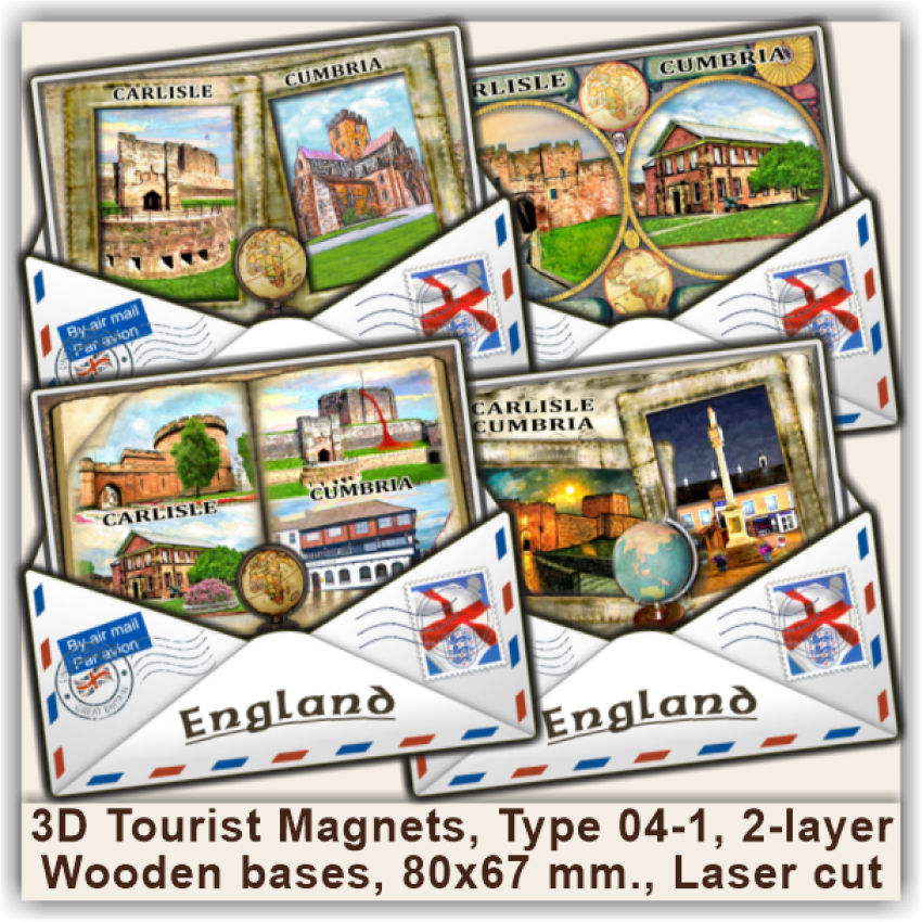 Carlisle 3D Tourist Travel Magnets & Gifts 04 Carlisle 3D Tourist Travel Magnets & Gifts 04