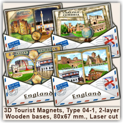 Carlisle 3D Tourist Travel Magnets & Gifts 04 Carlisle 3D Tourist Travel Magnets & Gifts 04