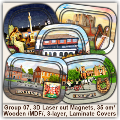 Carlisle Travel Fridge Magnets 07