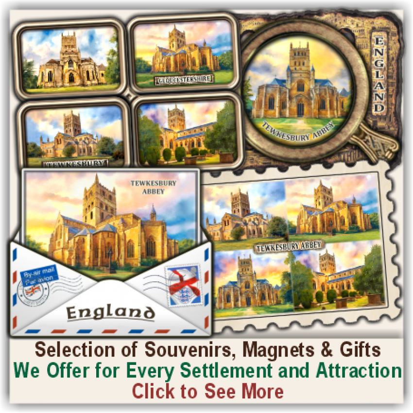 Tewkesbury Abbey Set of 150 Various Selected Souvenirs Tewkesbury Abbey Set of 150 Various Selected Souvenirs