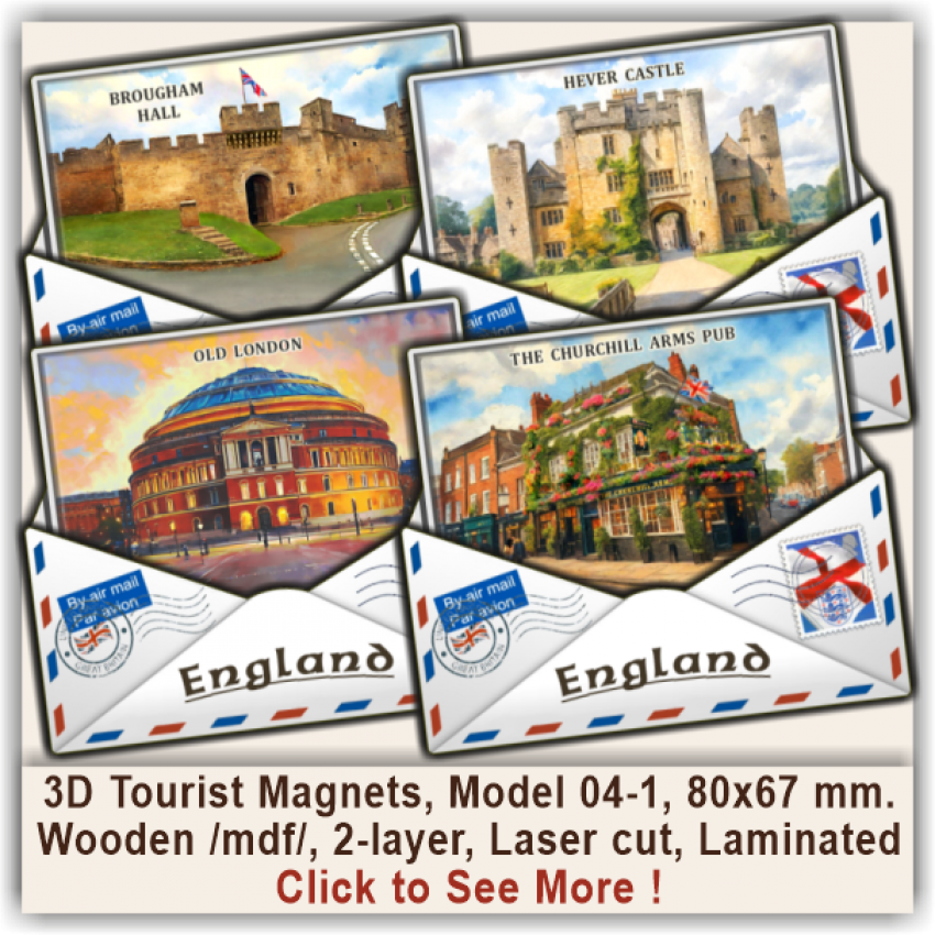 England Tourist Magnetic Souvenirs 04-1 England Tourist Magnetic Souvenirs 04-1
