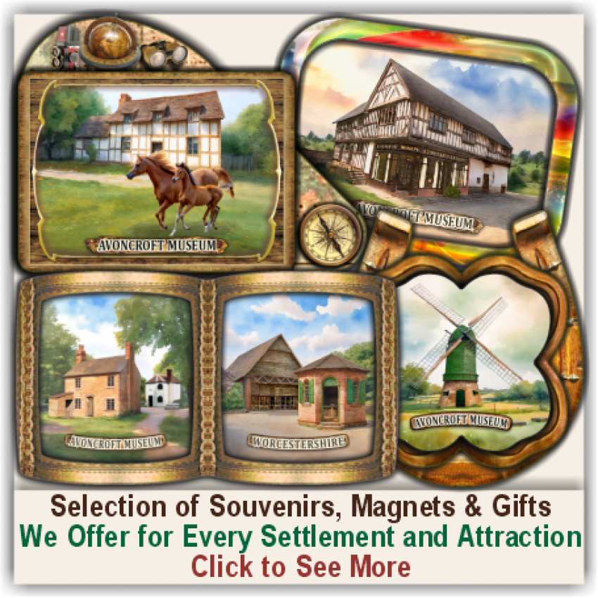 Avoncroft Museum Set of 150 Various Selected Souvenirs Avoncroft Museum Set of 150 Various Selected Souvenirs