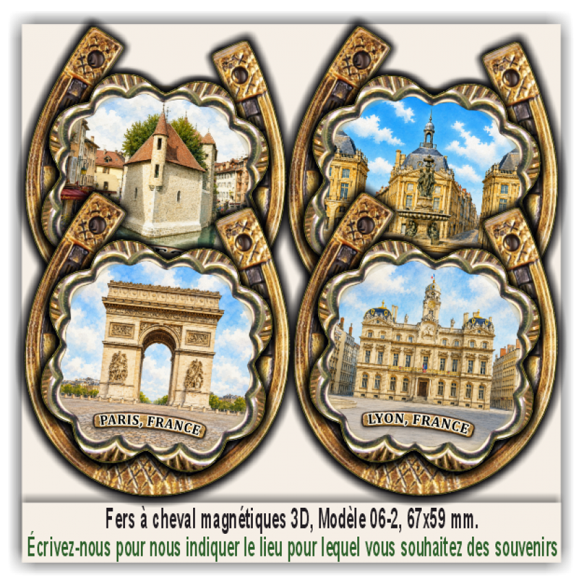 Orléans, Souvenirs et Magnets Promotionnels