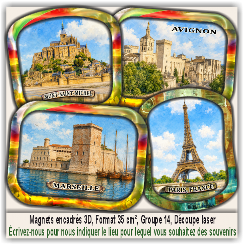 Orléans, Souvenirs et Magnets Promotionnels