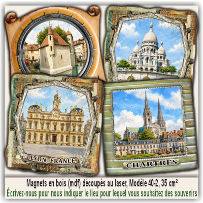 Auvillar, Souvenirs et Magnets Promotionnels
