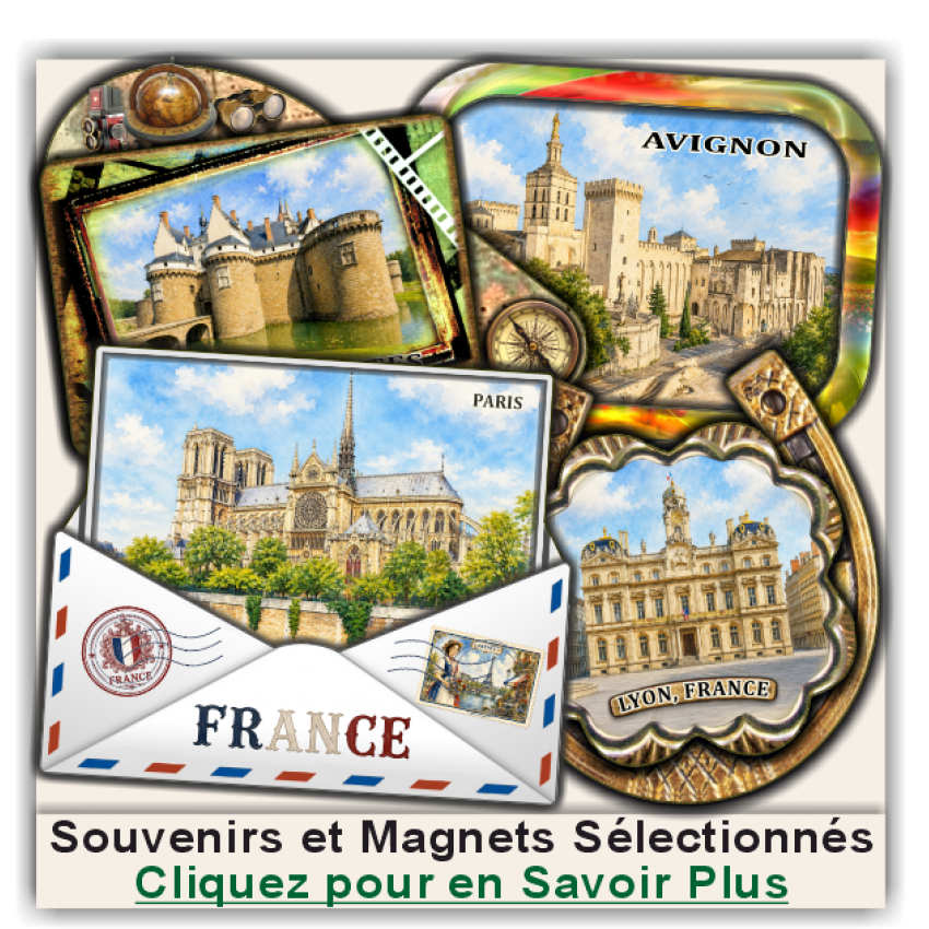 Orléans, Souvenirs et Magnets Promotionnels