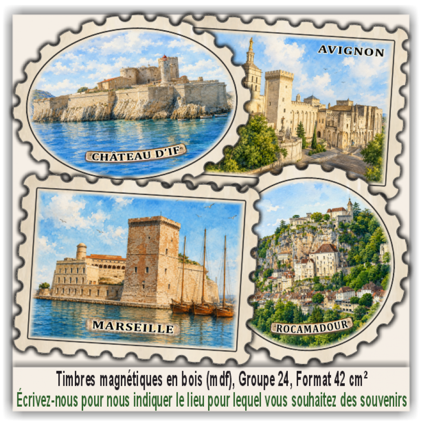 Orléans, Souvenirs et Magnets Promotionnels