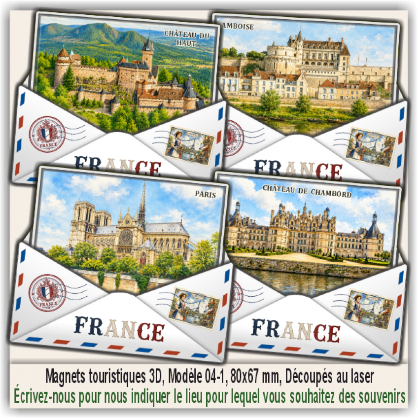 Orléans, Souvenirs et Magnets Promotionnels