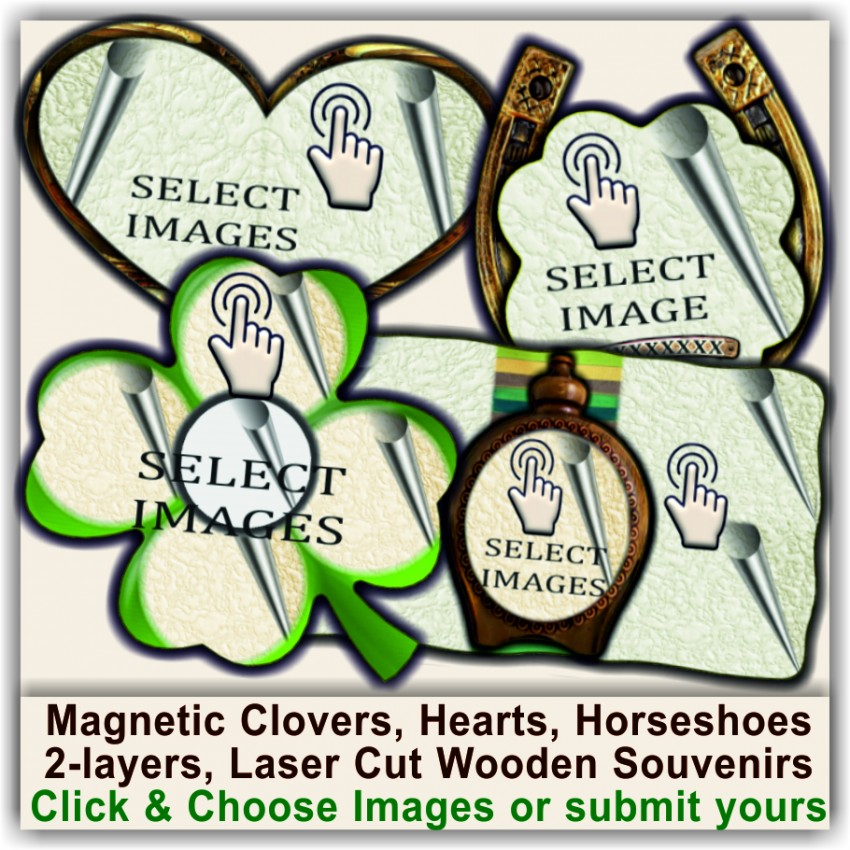 Aberdeen, Obar Dheathain Magnetic Clovers, Hearts, Horseshoes 06 Aberdeen, Obar Dheathain Magnetic Clovers, Hearts, Horseshoes 06