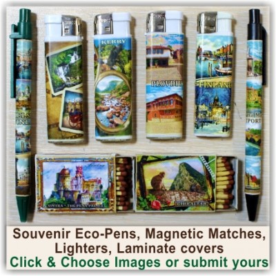 Isle of Man, Irish Sea Eco-Pens, Lighters, Magnetic Matches