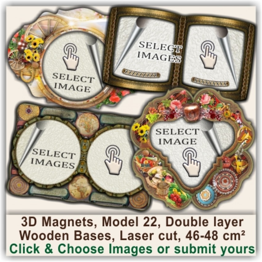 22 Double Layer, Laser cut Magnets 22 22 Double Layer, Laser cut Magnets 22