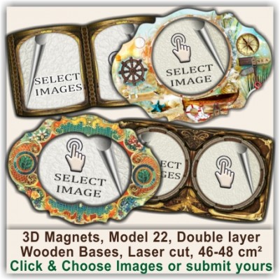22 Double Layer, Laser cut Magnets 22 22 Double Layer, Laser cut Magnets 22