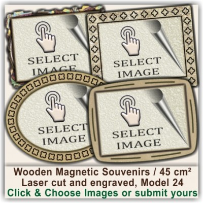 Yorkshire Dales, National Park Wooden Magnetic Souvenirs 24