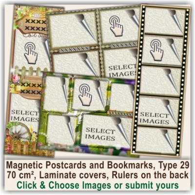 Aberaeron, Ceredigion, Dyfed Magnetic Postcards and Bookmarks 29