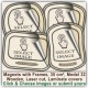 32 Photo Magnets with Frames 32 32 Photo Magnets with Frames 32