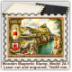 Gibraltar Wooden Magnetic Stamps, Group 24 Gibraltar Wooden Magnetic Stamps, Group 24