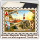 Gibraltar Wooden Magnetic Stamps, Group 24 Gibraltar Wooden Magnetic Stamps, Group 24