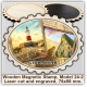 Gibraltar Wooden Magnetic Stamps, Group 24 Gibraltar Wooden Magnetic Stamps, Group 24
