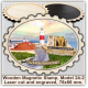 Gibraltar Wooden Magnetic Stamps, Group 24 Gibraltar Wooden Magnetic Stamps, Group 24