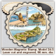 Gibraltar Wooden Magnetic Stamps, Group 24 Gibraltar Wooden Magnetic Stamps, Group 24