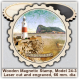 Gibraltar Wooden Magnetic Stamps, Group 24 Gibraltar Wooden Magnetic Stamps, Group 24