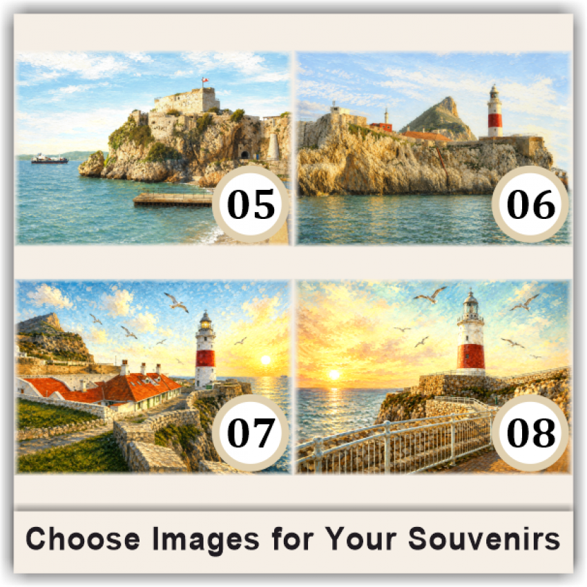 Gibraltar 3D Tourist Magnets, Group 07 Gibraltar 3D Tourist Magnets, Group 07