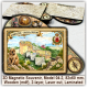 Gibraltar Tourist Magnetic Souvenirs, Model 04-2 Gibraltar Tourist Magnetic Souvenirs, Model 04-2