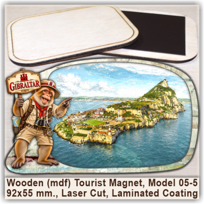 Gibraltar Fun Magnets & Souvenirs, Model 05-5 Gibraltar Fun Magnets & Souvenirs, Model 05-5