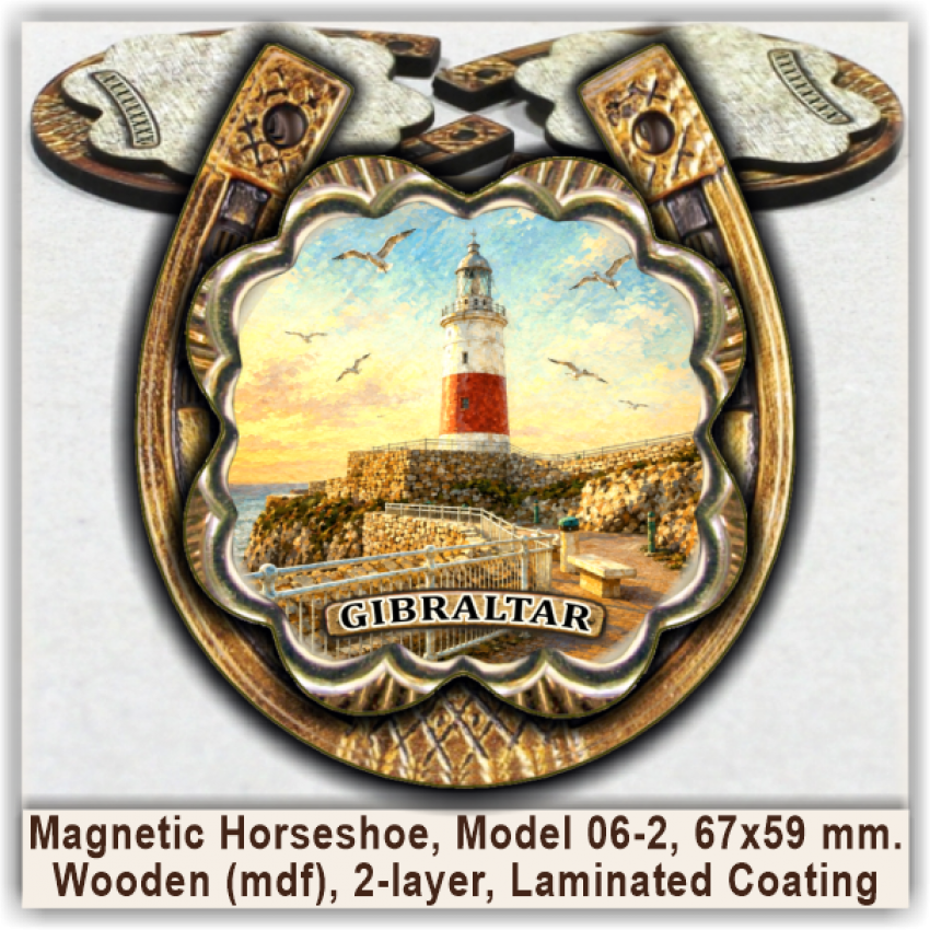 Gibraltar Magnetic Horseshoes, Model 06-2 Gibraltar Magnetic Horseshoes, Model 06-2