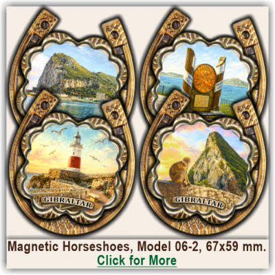 Gibraltar Magnetic Horseshoes, Model 06-2 Gibraltar Magnetic Horseshoes, Model 06-2