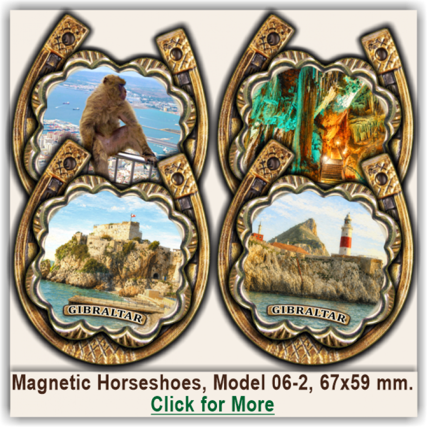 Gibraltar Magnetic Horseshoes, Model 06-2 Gibraltar Magnetic Horseshoes, Model 06-2