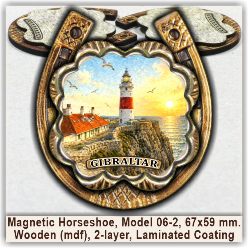 Gibraltar Magnetic Horseshoes, Model 06-2 Gibraltar Magnetic Horseshoes, Model 06-2