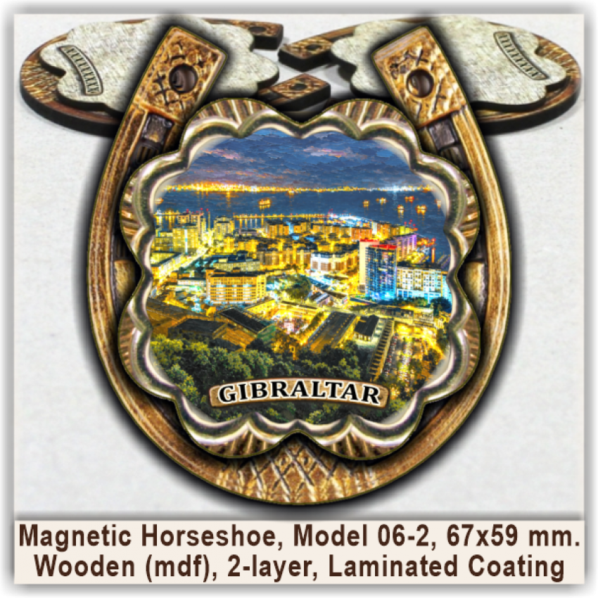 Gibraltar Magnetic Horseshoes, Model 06-2 Gibraltar Magnetic Horseshoes, Model 06-2
