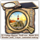 Gibraltar 3D Vintage Magnets, Model 06-6 Gibraltar 3D Vintage Magnets, Model 06-6