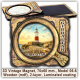 Gibraltar 3D Vintage Magnets, Model 06-6 Gibraltar 3D Vintage Magnets, Model 06-6