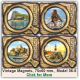 Gibraltar 3D Vintage Magnets, Model 06-6 Gibraltar 3D Vintage Magnets, Model 06-6
