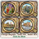 Gibraltar 3D Vintage Magnets, Model 06-6 Gibraltar 3D Vintage Magnets, Model 06-6