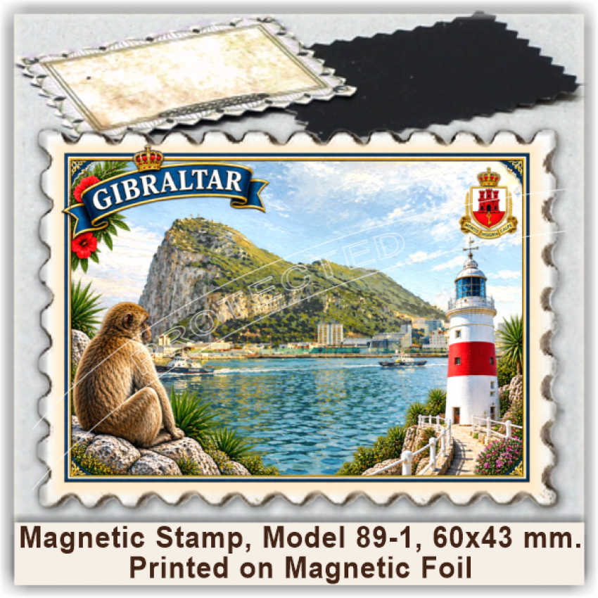 Gibraltar Magnetic Stamps, Model 89-1 Gibraltar Magnetic Stamps, Model 89-1