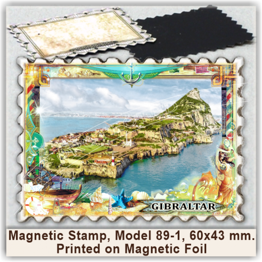 Gibraltar Magnetic Stamps, Model 89-1 Gibraltar Magnetic Stamps, Model 89-1