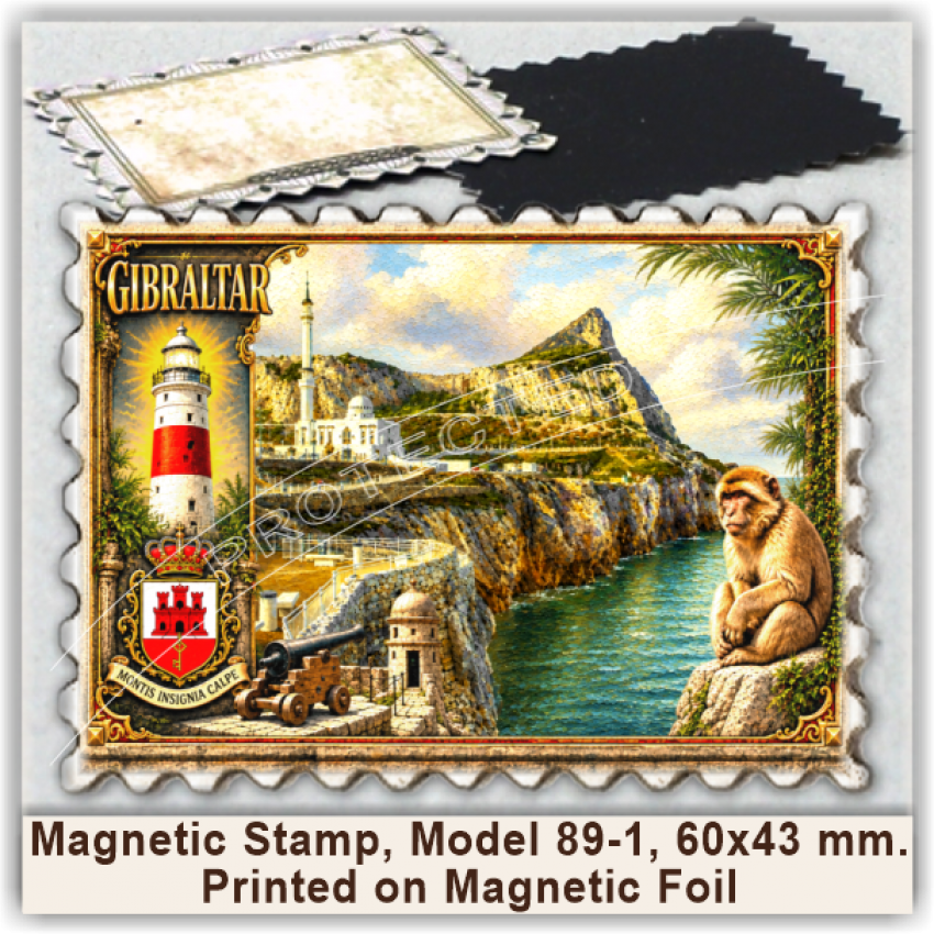 Gibraltar Magnetic Stamps, Model 89-1 Gibraltar Magnetic Stamps, Model 89-1