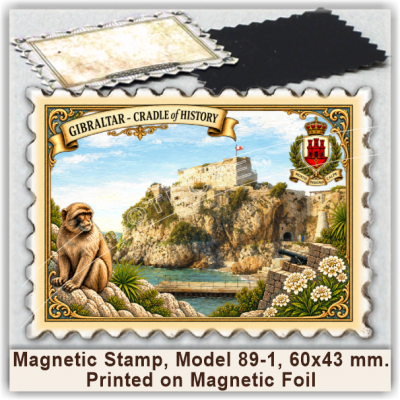 Gibraltar Magnetic Stamps, Model 89-1 Gibraltar Magnetic Stamps, Model 89-1