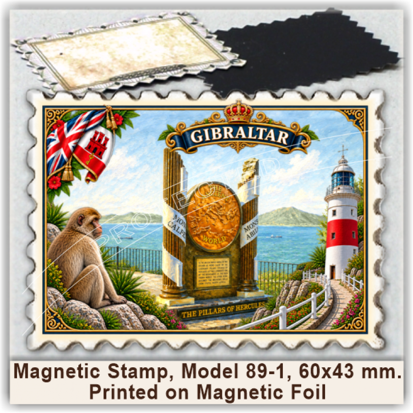 Gibraltar Magnetic Stamps, Model 89-1 Gibraltar Magnetic Stamps, Model 89-1